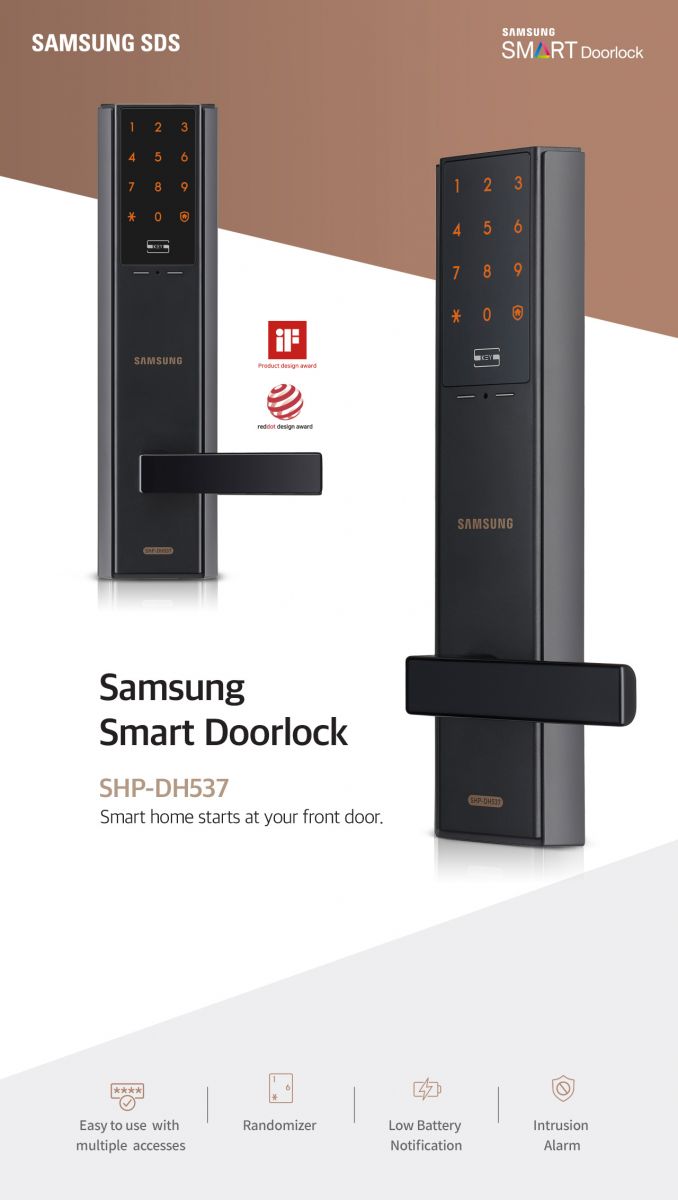 Khóa điện tử thẻ từ Samsung SHP-DH537
