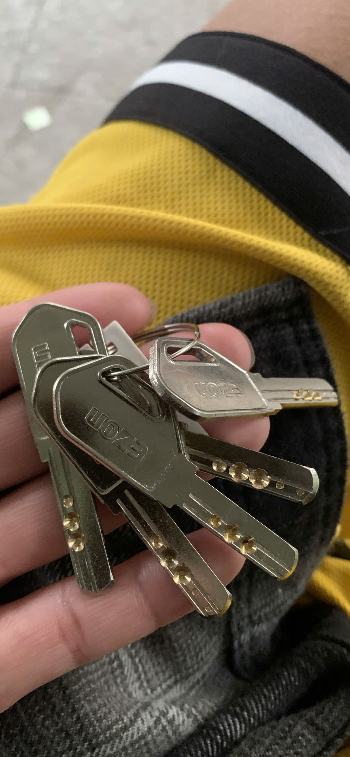 Chìa khóa cơ của khóa cửa vân tay giữ vai trò xử lý mọi tình huống trục trặc cấp bách xảy ra trên khóa.